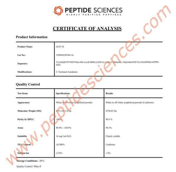 GLPR0416COA.jpg Retatrutide 16mg