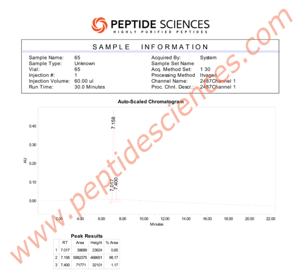 Livagen Peptide 20mg (Bioregulator)