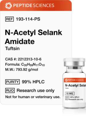 N-Acetyl Selank Amidate 10mg