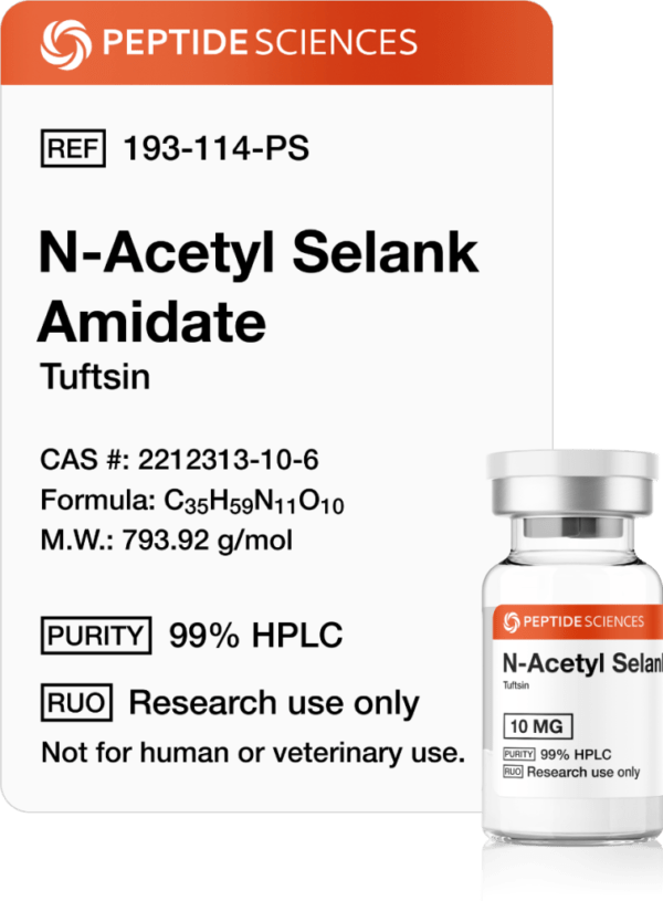 N-Acetyl Selank Amidate 10mg