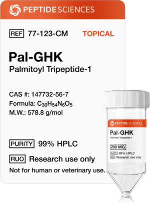 pal-ghk_peptide.png Pal-GHK 200mg (Palmitoyl Tripeptide-1) (Topical)
