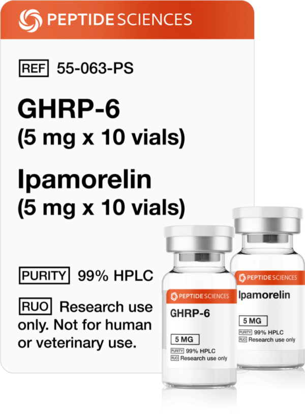 GHRP-6 (5mg x 10) Ipamorelin (5mg x 10)