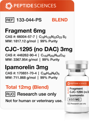 Fragment, CJC-1295 (No DAC), Ipamorelin 12mg (Blend)